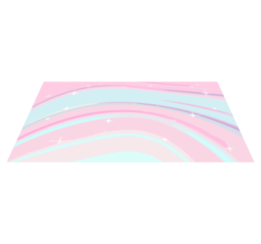 Pink and blue watercolor mixture texture rug - TenStickers
