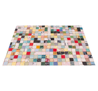 Vintage tiled ceramic texture tile mat - TenStickers