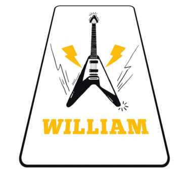 Electric Guitar Art custom floor mat - TenStickers