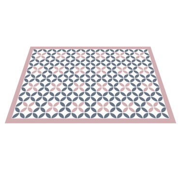 Pastel colors geometric circles tile mat - TenStickers