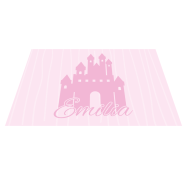 Princess Castle custom floor mat - TenStickers
