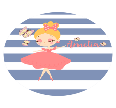 Ballet Fairy Customization custom floor mat - TenStickers