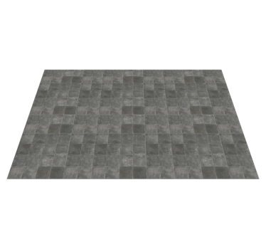 Stylish Grey Tiles bathroom mat - TenStickers
