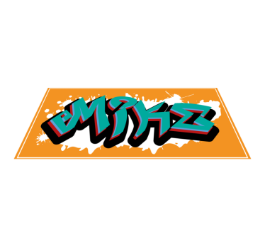 Name Artwork custom floor mat - TenStickers