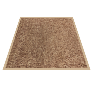 Beige colour natural fiber texture vinyl rug - TenStickers