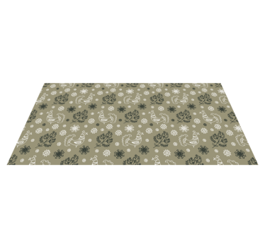 Charming Animal Motifs custom floor mat - TenStickers