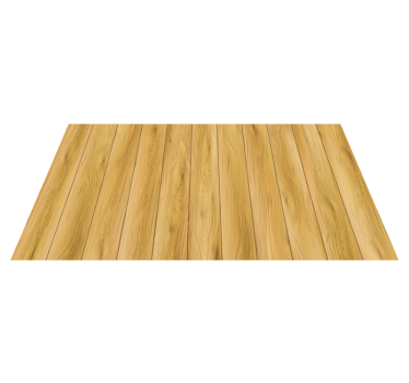 Yellow textured wood effect vinyl flooring - TenStickers