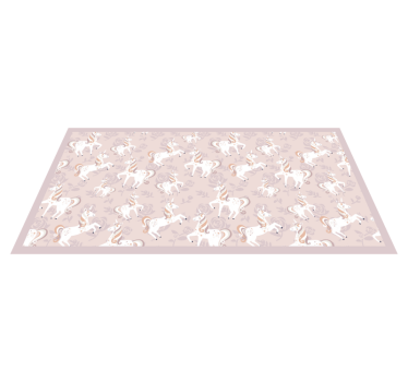 Unicorn Dreamscape kids carpet - TenStickers