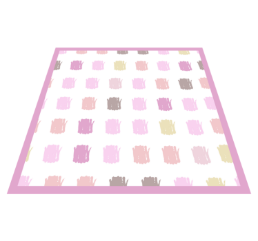 Soft Color Palette texture rug - TenStickers