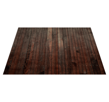 Brown vertical planks with texture wood effect vinyl flooring - TenStickers