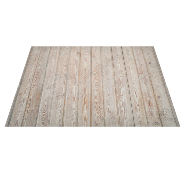 Wood effect rug light brown planks - TenStickers