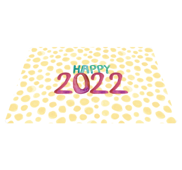 Custom Happy New Year quote rug - TenStickers