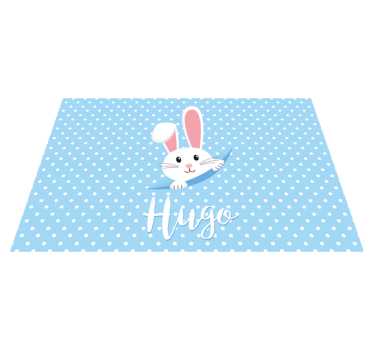 rabbit and moles kids rug - TenStickers