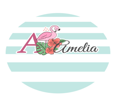 Flamingo Decor custom floor mat - TenStickers