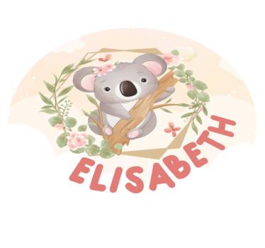 Custom floor mat featuring adorable koala artwork - TenStickers