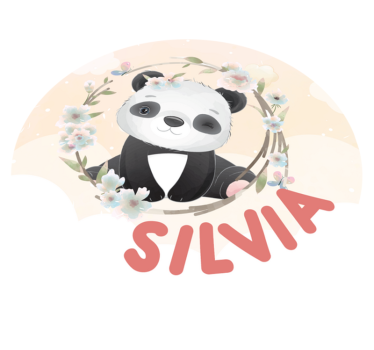 Custom floor mat with cute panda design - TenStickers