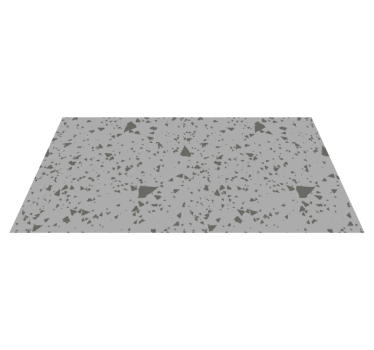 Fragmented Grey Pattern marble rug - TenStickers