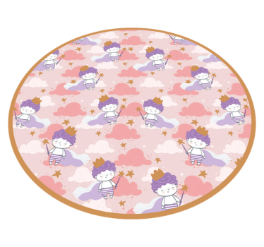 Magic Cloud Kingdom kids carpet - TenStickers