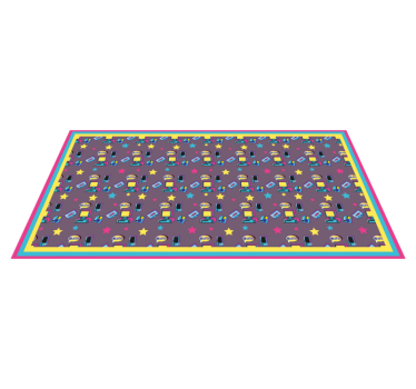 Colorful Tech Toys kids rug - TenStickers