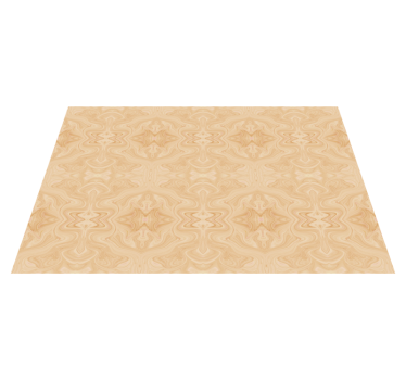 Elegant beige pattern marble rug - TenStickers