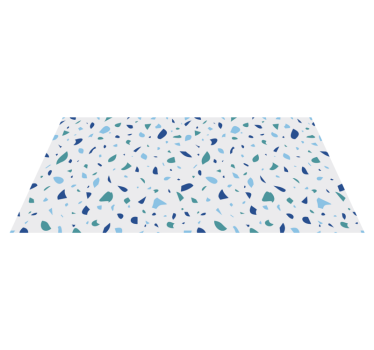 Colorful Pattern marble rug - TenStickers