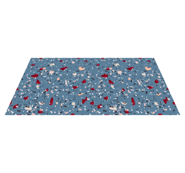 Texture rug with vibrant geometric patterns - TenStickers