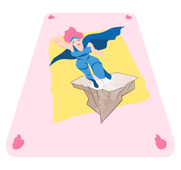 Superhero Adventure Imagery kids carpet - TenStickers