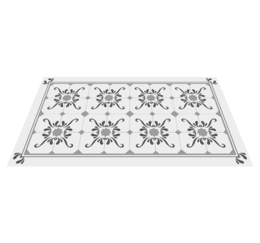 Gray "soleil" tile mat - TenStickers