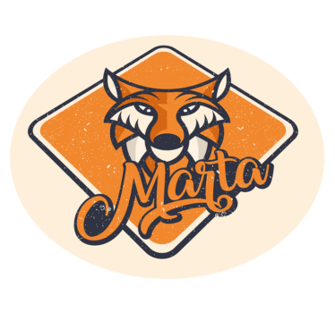 Customizable Clever Fox custom floor mat - TenStickers