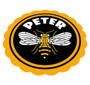 Personalized Bee Emblem custom floor mat - TenStickers