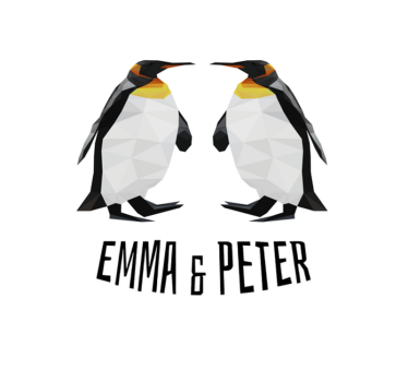Geometric Penguins custom floor mat - TenStickers