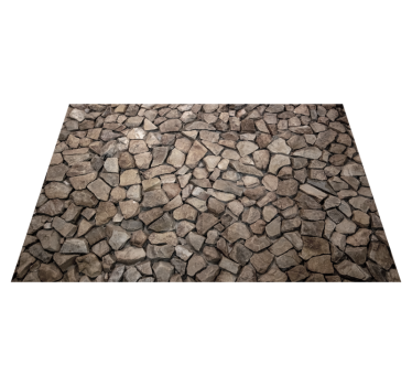 Rustic style 3D stones flooring - TenStickers