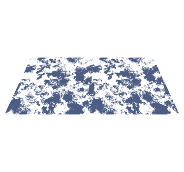 Blue Abstract Animal Pattern texture rug - TenStickers