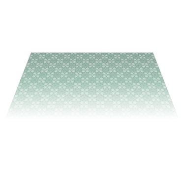 Mint green patterns bedroom carpet - TenStickers