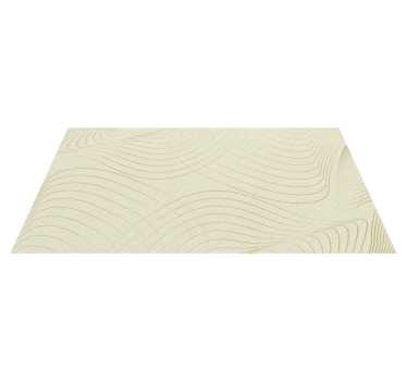 Flowing Line Art minimalistic rug - TenStickers