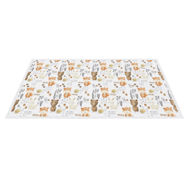 Happy  animal friends kids carpet - TenStickers