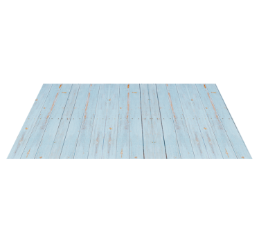Blue wood texture wood effect vinyl hallway flooring - TenStickers