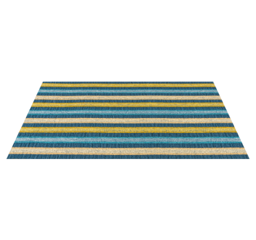 Striped texture striped runner rug - TenStickers