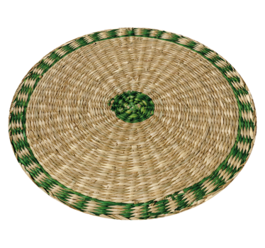 Woven round texture vinyl wood flooring carpet - TenStickers