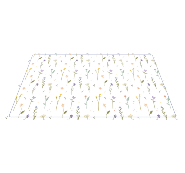 Small spring twigs branches vinyl rug - TenStickers