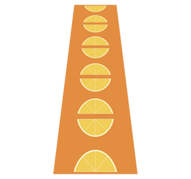 Slices Of Lemon citrus Kitchen Floor Mat - TenStickers