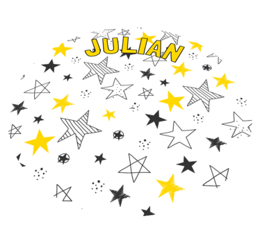 Custom Starry Theme customized mats - TenStickers