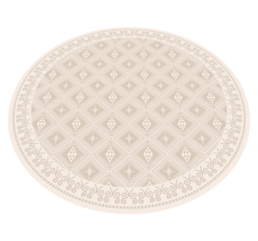 tribal losanges beige rug - TenStickers