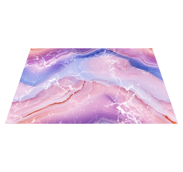 Purple & pink shades marble rug - TenStickers
