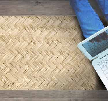 THATCH AREA RUG retro rug - TenStickers