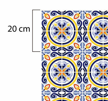 Summer Tiles tile mat - TenStickers