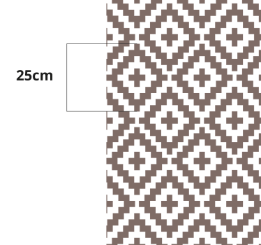 Simple squares in cream mosaic vinyl rug - TenStickers