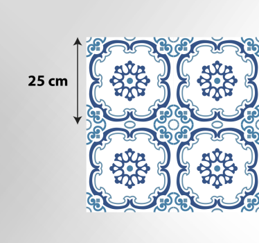 Portuguese tile pattern kitchen - TenStickers