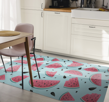 70s Watermelons retro rug - TenStickers