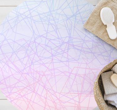 Abstract Line Overlay texture rug - TenStickers